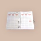 2025 heti beosztású pasztell naptár